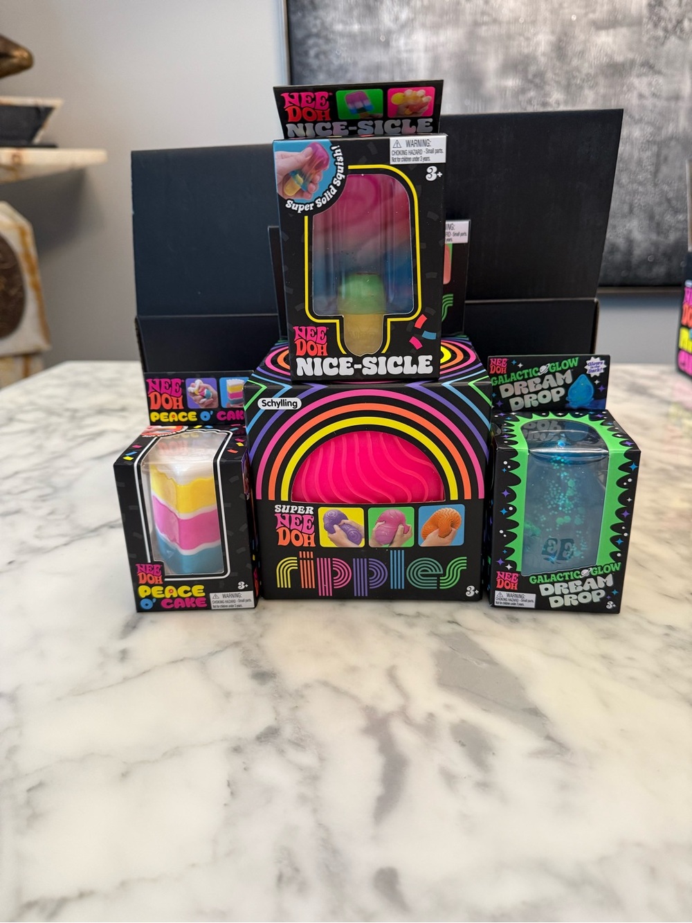 Needoh bundle of 4 cake popsicle ripples